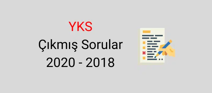 ÖSYM - YKS Çıkmış Sorular (TYT, AYT, YDT) ve Cevapları 2023 Yılı ve Öncesi 1 ÖSYM - YKS Çıkmış Sorular