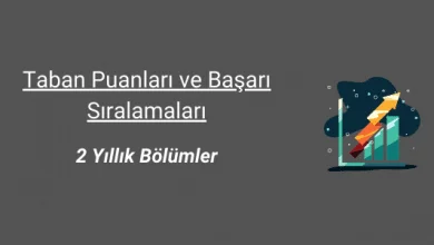 2 Yıllık (Önlisans) Bölümlerin Taban Puanları ve Başarı Sıralamaları 2025 6 2 yıllık bölümler taban puanları ve başarı sıralamaları