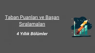 4 Yıllık (Lisans) Bölümlerin Taban Puanları ve Başarı Sıralamaları 2025 3 4 yıllık bölümler taban puanları ve başarı sıralamaları