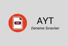 AYT Deneme Sınavları PDF (2023) 40 ayt deneme pdf