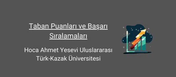 Hoca Ahmet Yesevi Üniversitesi 2022 Taban Puanları ve Başarı Sıralamaları 1 hoca ahmet yesevi uluslararası türk kazak üniversitesi taban puanları