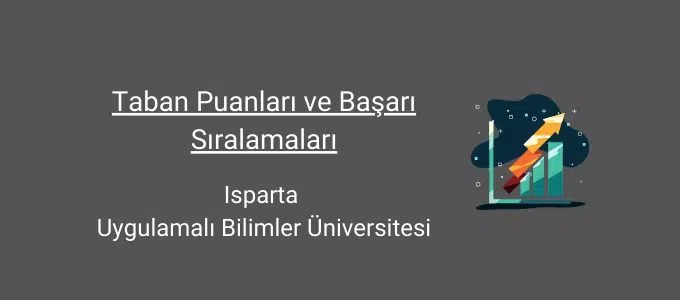 Isparta Uygulamalı Bilimler Üniversitesi 2022 Taban Puanları ve Başarı Sıralamaları 1 ısparta uygulamalı bilimler üniversitesi taban puanları