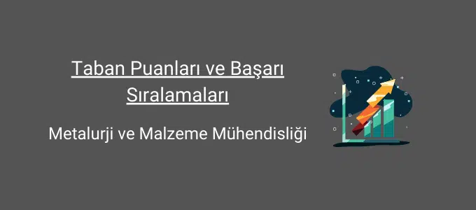 Metalurji ve Malzeme Mühendisliği 2025 Taban Puanları ve Sıralama 1 metalurji ve malzeme mühendisliği taban puanları ve başarı sıralamaları