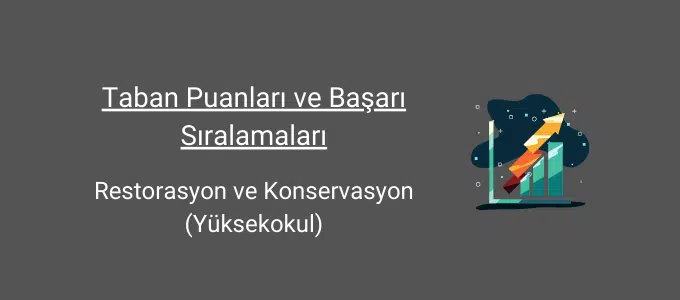 Restorasyon ve Konservasyon 2022 Taban Puanları ve Başarı Sıralamaları 1 restorasyon ve konservasyon taban puanları ve başarı sıralamaları