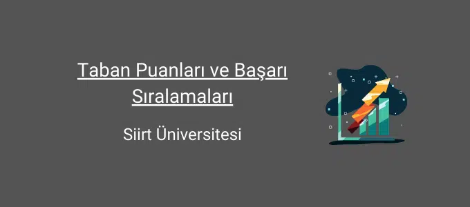 Siirt Üniversitesi 2022 (SİÜ) Taban Puanları ve Başarı Sıralamaları 1 siir üniversitesi taban puanları