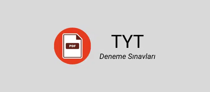 TYT Deneme Sınavları PDF (2021) 1 tyt deneme pdf
