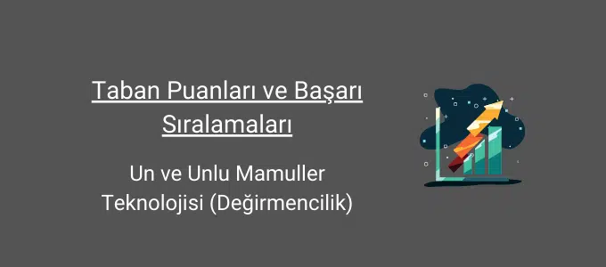 Un ve Unlu Mamuller Teknolojisi (Değirmencilik) Taban Puanları (2 Yıllık) 2025 Taban Puanları ve Sıralama 1 un ve unlu mamuller teknolojisi değirmencilik taban puanları ve başarı sıralamaları