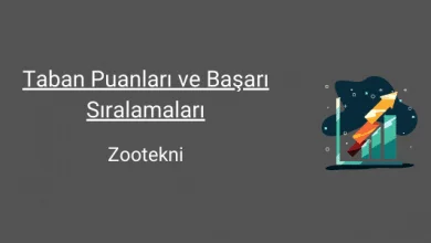Zootekni 2025 Taban Puanları ve Sıralama 58 zootekni taban puanları ve başarı sıralamaları