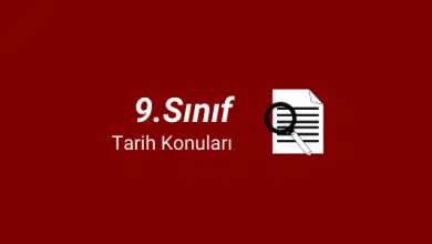 9. Sınıf Tarih Konuları (2023-2024) 2 9.sınıf tarih konuları