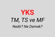 TM, TS, MF Ne Demek? (YKS) 42 TM, TS, MF ne demek?