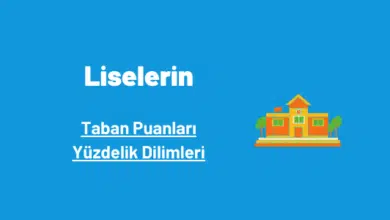 Liselerin Taban Puanları ve Yüzdelik Dilimleri 2 lise taban puanları